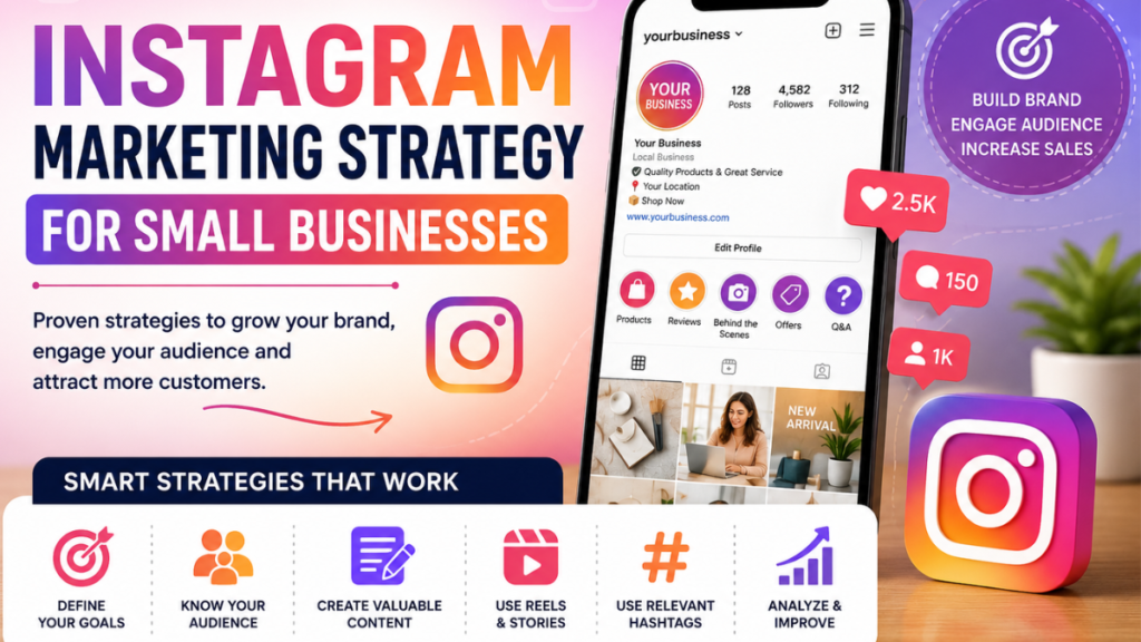 Instagram marketing strategy for small businesses to grow online