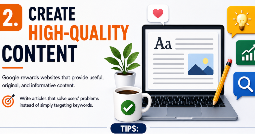 Create High-Quality Content for SEO