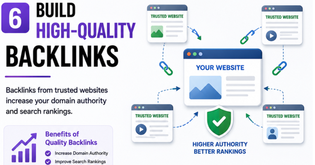 Build high-quality backlinks 